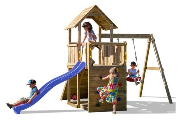 Dětské hřiště s modrou skluzavkou Play Basic 003