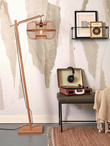 STOJACÍ LAMPA, 150/38/55 cm Good & Mojo - Online Only svítidla, Online Only