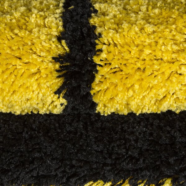 Ayyildiz, Dětský kusový koberec Fun 6001 yellow, 100x100 (průměr) kruh, žlutá, dětský pokoj