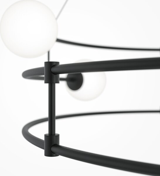 Maytoni MOD317PL-06B - Lustr na lanku BALANCE 6xG9/40W/230V černá