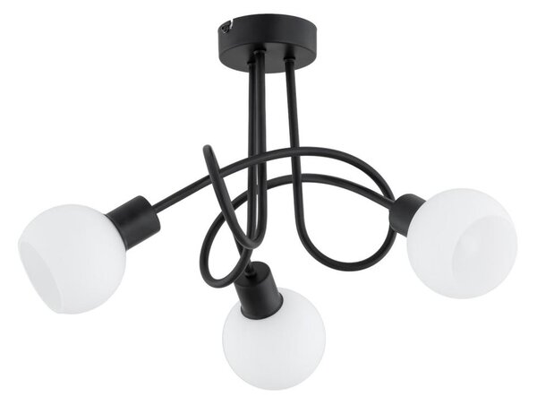 Přisazený lustr ERYKA 3xE14/10W/230V černá