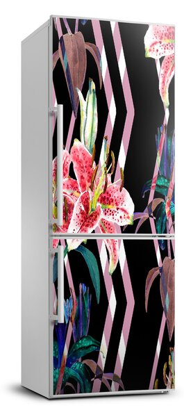 Nálepka fototapeta Lilie pozadí FridgeStick-70x190-f-100333021