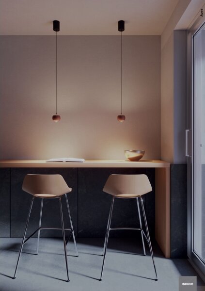 Redo 01-3547 - LED Lustr na lanku AVES LED/12W/230V pr. 9,6 cm CRI 90 zlatá