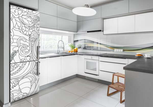 Nálepka fototapeta Pozadí Zentangle FridgeStick-70x190-f-100711977