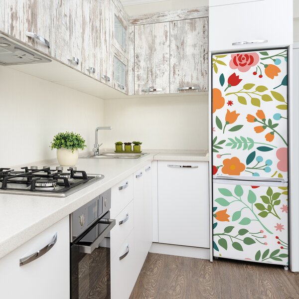 Fototapeta na ledničku Barevné květiny FridgeStick-70x190-f-101208368
