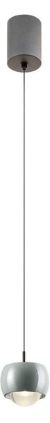 Redo 01-3549 - LED Lustr na lanku AVES LED/12W/230V pr. 9,6 cm CRI 90 šedá