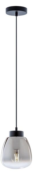 Redo 01-3196 - Lustr na lanku LUKE 1xE27/42W/230V pr. 17 cm černá
