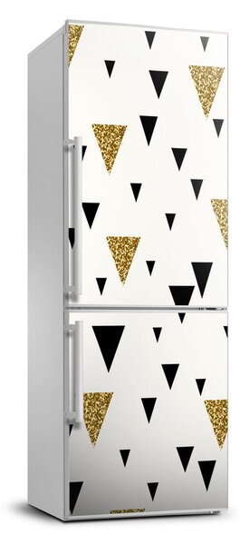 Nálepka fototapeta na ledničku Trojúhelníky pozadí FridgeStick-70x190-f-101392592