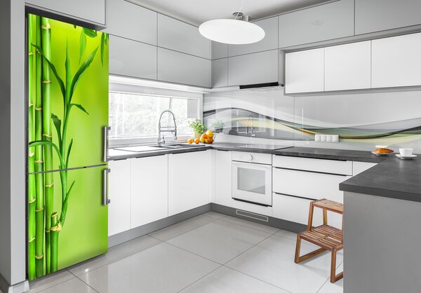 Nálepka fototapeta lednička Bambus FridgeStick-70x190-f-101574587