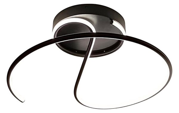 LED Přisazený lustr DELTA LED/30W/230V černá