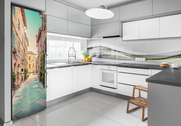 Tapeta na ledničku Italské uličky FridgeStick-70x190-f-101884635