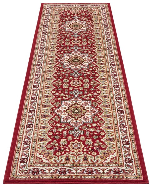 Nouristan, Kusový koberec Mirkan 104103 Red, 80x250, červená, chodba / předsíň