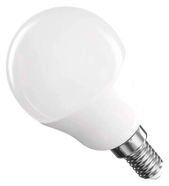 EMOS ZQ1E43 - LED žárovka Classic Mini Globe, E14, 6,5W, 4000K (LED žárovka Classic Mini Globe - Neutrální bílá )