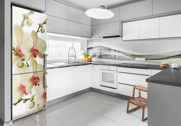 Nálepka fototapeta lednička Orchidej FridgeStick-70x190-f-102443917