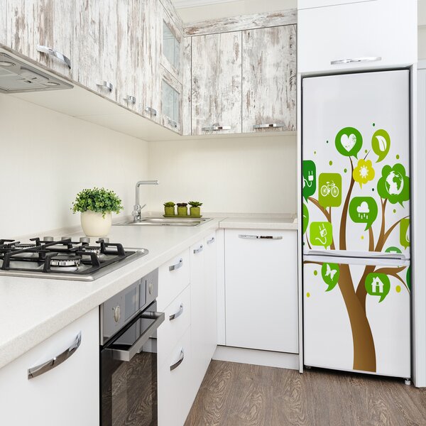 Nálepka na ledničku Ekologický strom FridgeStick-70x190-f-102658977