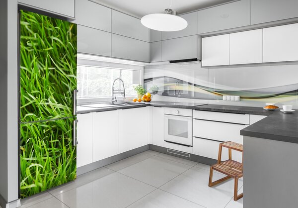Samolepící nálepka na ledničku stěnu Tráva FridgeStick-70x190-f-102950255