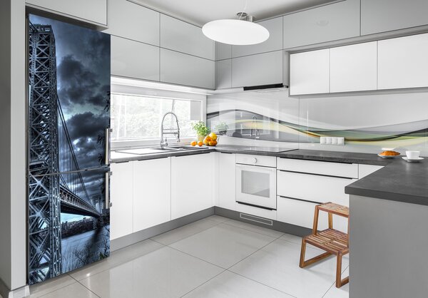 Samolepící nálepka na ledničku Most New York FridgeStick-70x190-f-102968699