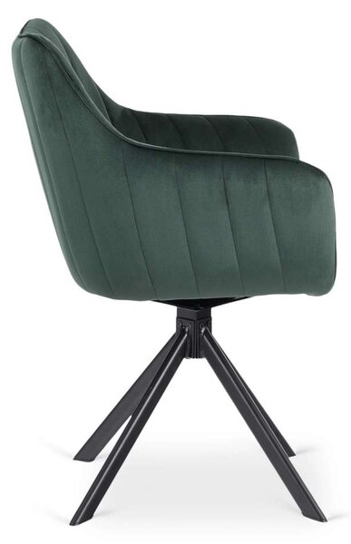 Jídelní židle Pinzo Velvet, zelená