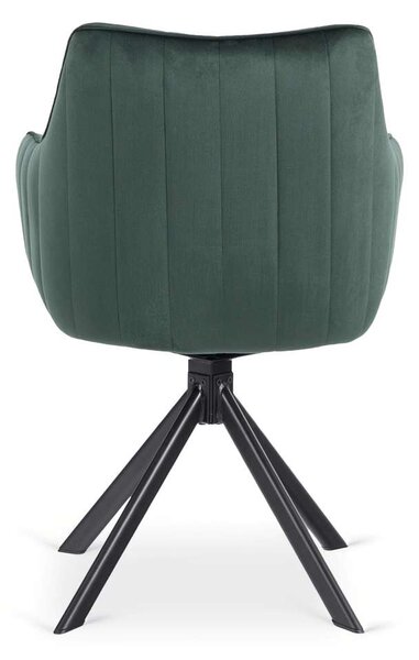 Jídelní židle Pinzo Velvet, zelená