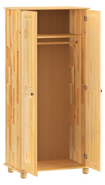 Skříň 2dveřová 8860K lak, kovové úchytky