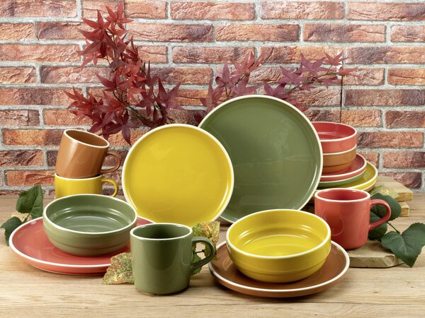 KOMBINOVANÁ SOUPRAVA, 16dílné, pórovina Creatable - Online Only nádobí, Online Only
