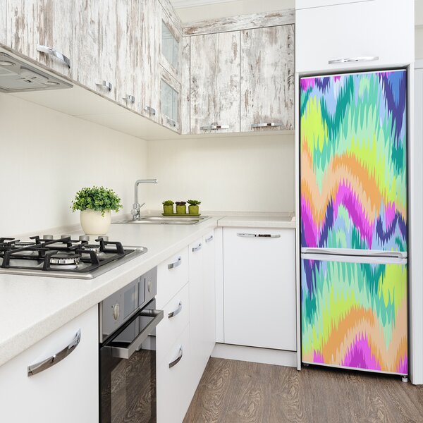 Nálepka fototapeta na ledničku Duhové pozadí FridgeStick-70x190-f-103037212
