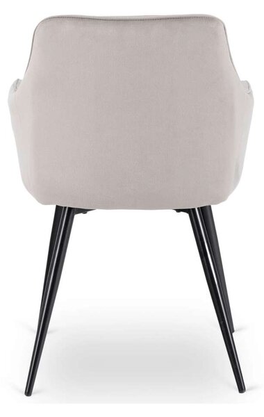 Jídelní židle Sepor Velvet, šedá