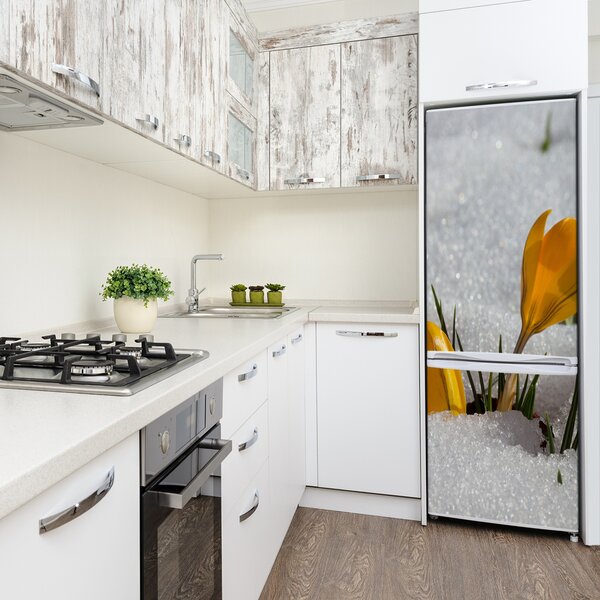 Nálepka fototapeta lednička Žluké kokusy FridgeStick-70x190-f-103983821