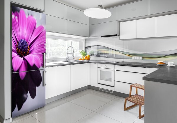 Nálepka fototapeta lednička Růžová gerbera FridgeStick-70x190-f-104053300