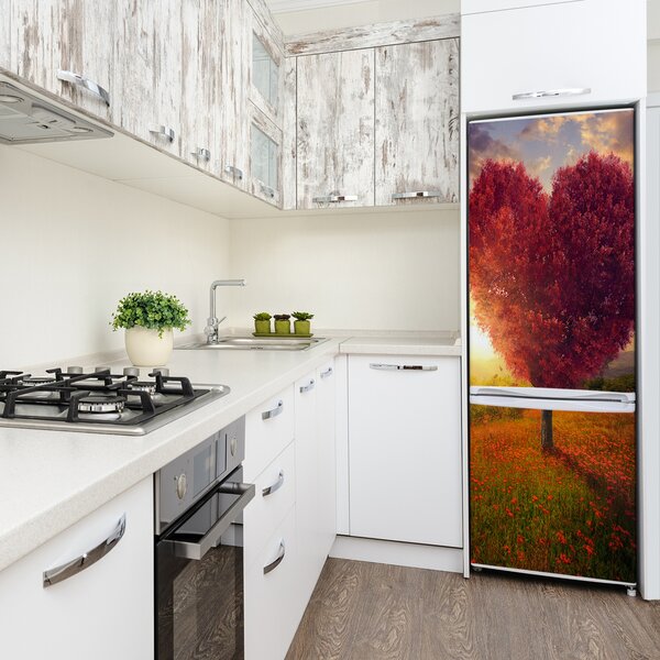 Nálepka na ledničku samolepící Strom srdce FridgeStick-70x190-f-104301472