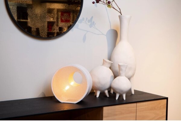 Lucide 10517/01/38 - Stolní lampa LOXIA 1xE14/40W/230V bílá
