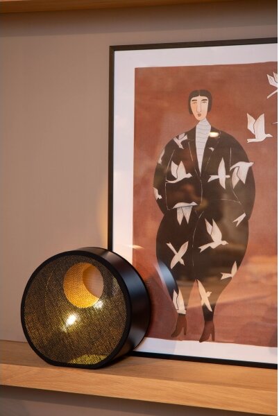 Lucide 10517/01/30 - Stolní lampa LOXIA 1xE14/40W/230V černá