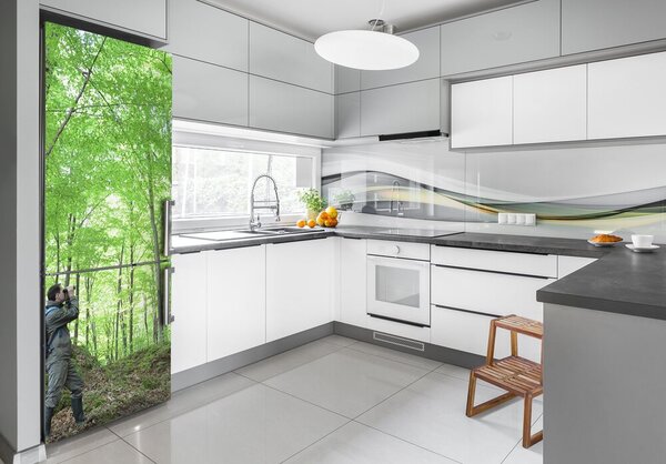 Nálepka tapeta na ledničku Lidé ornitolog FridgeStick-70x190-f-104592106