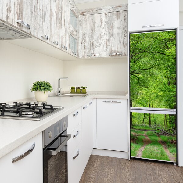 Nálepka na ledničku samolepící Zelený les FridgeStick-70x190-f-104709227