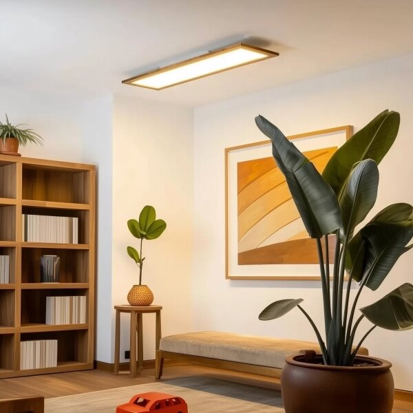 Eglo-LED RGBW St. přisazený panel SALOBRENA-C LED/34W/230V hnědá + DO