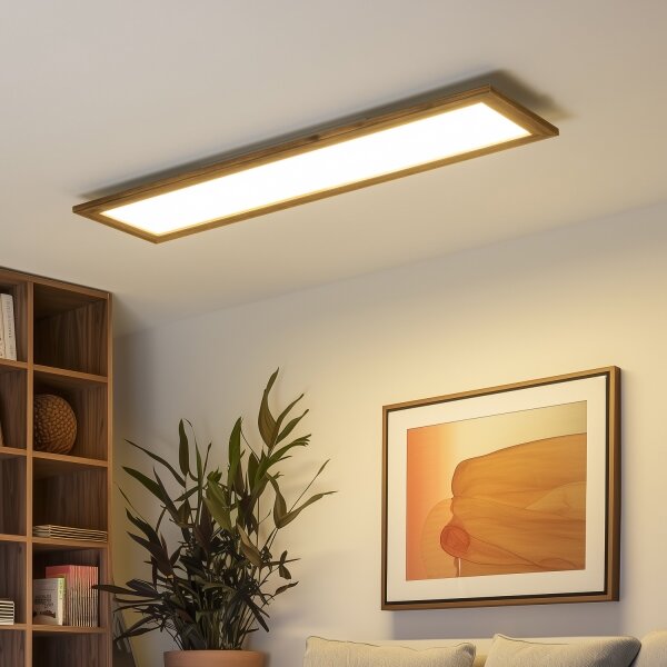 Eglo-LED RGBW St. přisazený panel SALOBRENA-C LED/34W/230V hnědá + DO