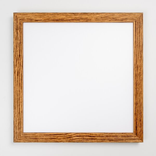Eglo - LED Přisazený panel SALOBRENA-RW WOOD LED/34W/230V 2700/4000K hnědá