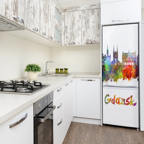Tapeta na ledničku Barevný Gdaňska FridgeStick-70x190-f-105099477