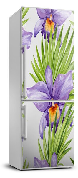 Fototapeta na ledničku Orchidej a palmy FridgeStick-70x190-f-104930061