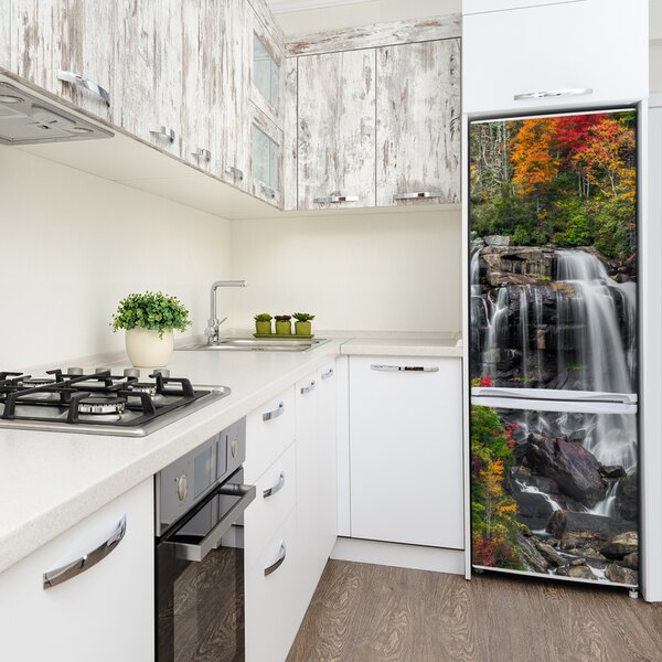 Foto nálepka na ledničku Vodopád podzim FridgeStick-70x190-f-104859838