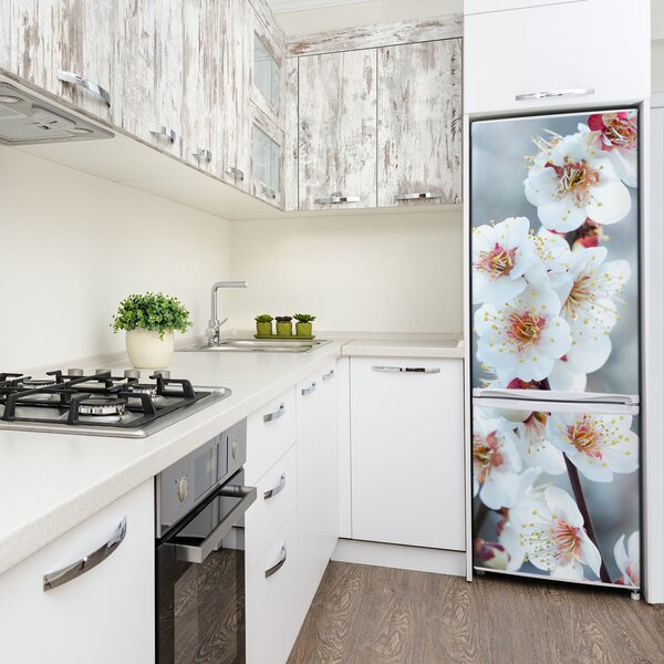 Samolepící nálepka na ledničku Květy višně FridgeStick-70x190-f-104952401
