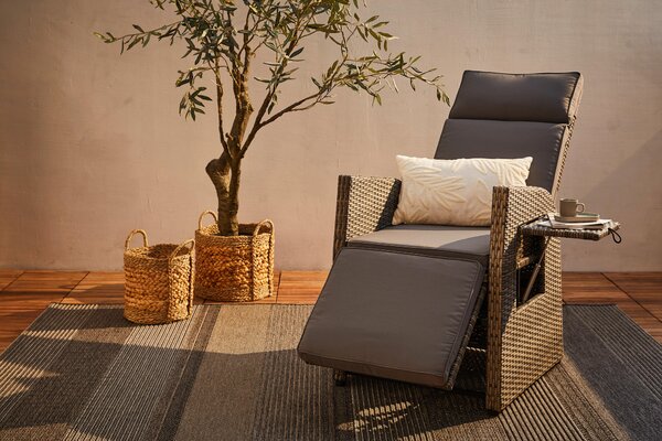 ZAHRADNÍ RELAXAČNÍ ŽIDLE, kov, plast, textil Ambia Garden - Online Only zahradní nábytek, Online Only