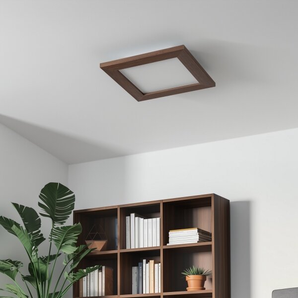 Eglo - LED Stmívatelný přisazený panel SALOBRENA 2 LED/16W/230V tmavě hnědá