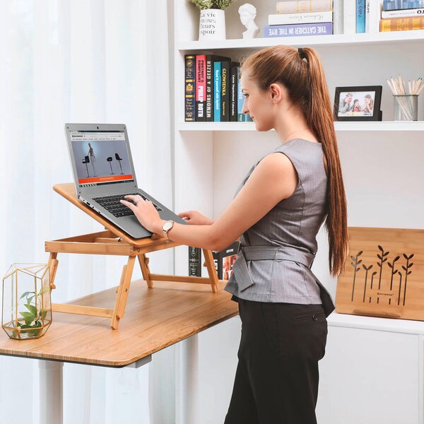 STŮL NA NOTEBOOK, přírodní barvy, 55/35/29 cm Boxxx - Online Only psací stoly, Online Only