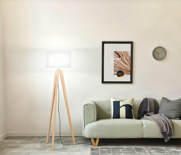 STOJACÍ LAMPA, 54/140-164 cm Fischer & Honsel - Online Only svítidla, Online Only