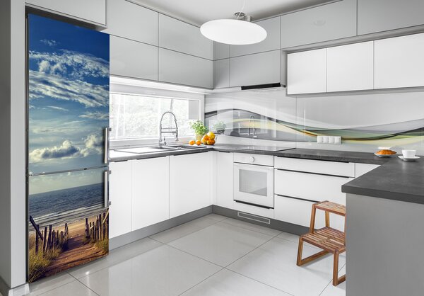 Nálepka na ledničku Stezka na pláž FridgeStick-70x190-f-105624494