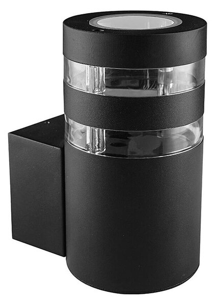 Prezent 31306 - Venkovní nástěnné svítidlo DAIMA 1xGU10/10W/230V IP44 černá