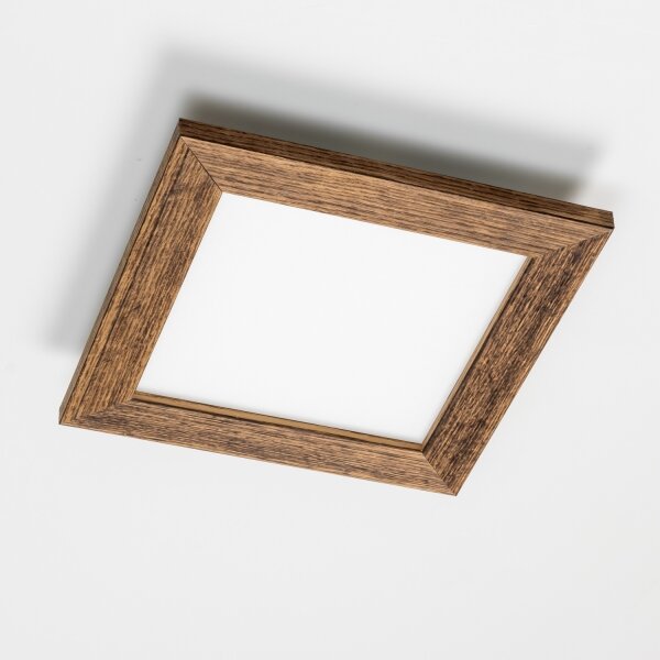 Brilagi - LED Stropní svítidlo SLIMFRAME WOOD LED/25W/230V 34x34 cm hnědá