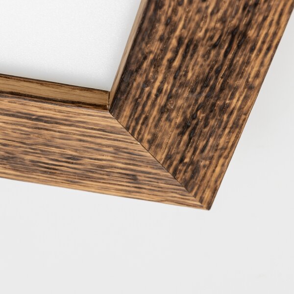 Brilagi - LED Stropní svítidlo SLIMFRAME WOOD LED/25W/230V 34x34 cm hnědá