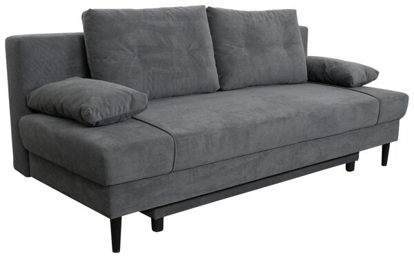 ROZKLÁDACÍ POHOVKA, textil, tmavě šedá Carryhome - Rozkládací pohovky, Online Only